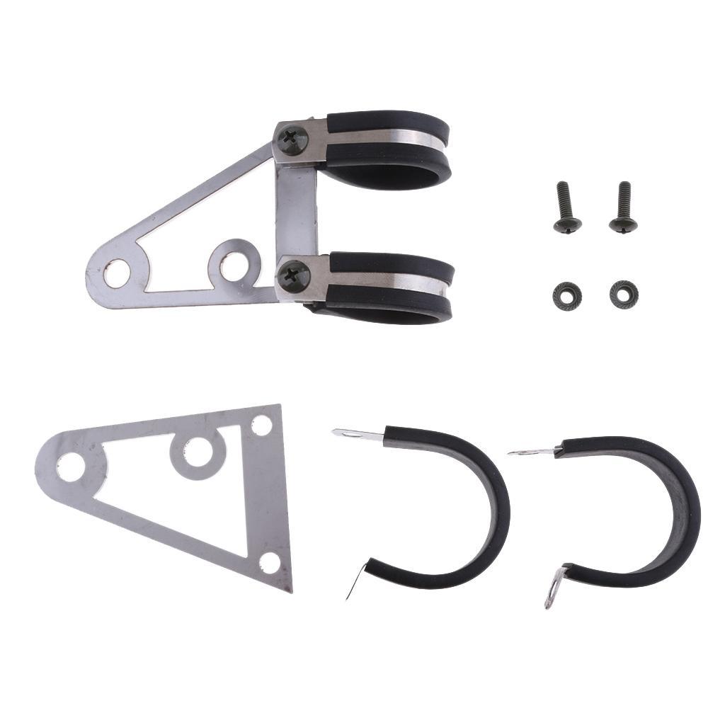 Pair Motorcycle Motorbike Universal Headlight Stealth Mounting Bracket for Chopper Bobber Street Bike Cafe Racer