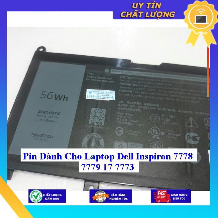 Pin Dành Cho Laptop Dell Inspiron 7778 7779 17 7773 - Hàng Nhập Khẩu New Seal