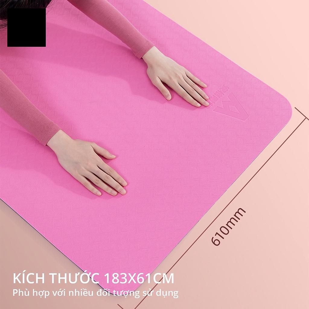 Thảm tập yoga định tuyến chất liệu cao cấp chống trơn trượt - chính hãng dododios