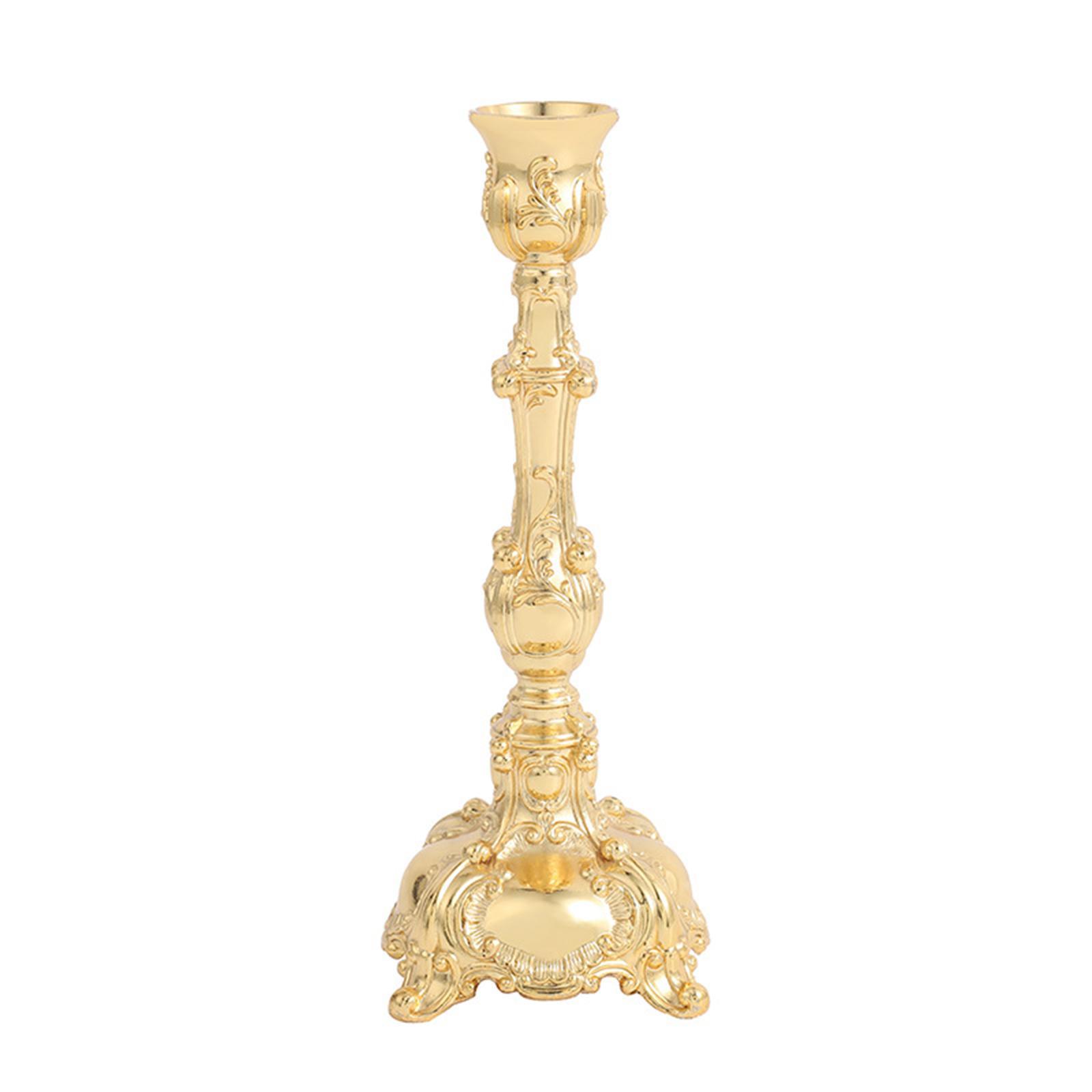 European Metal Candle Holder Pillar Stick Candlestick for Party Home