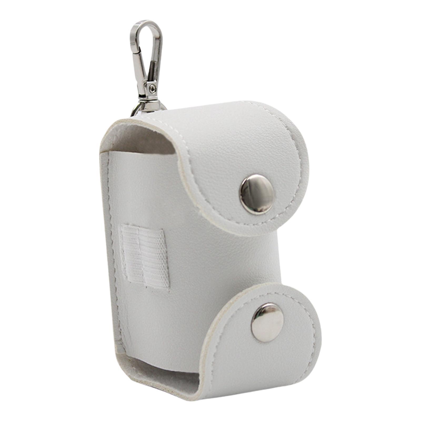 PU Leather Club Ball Pouch Waist Bag Golfer Outdoor Case