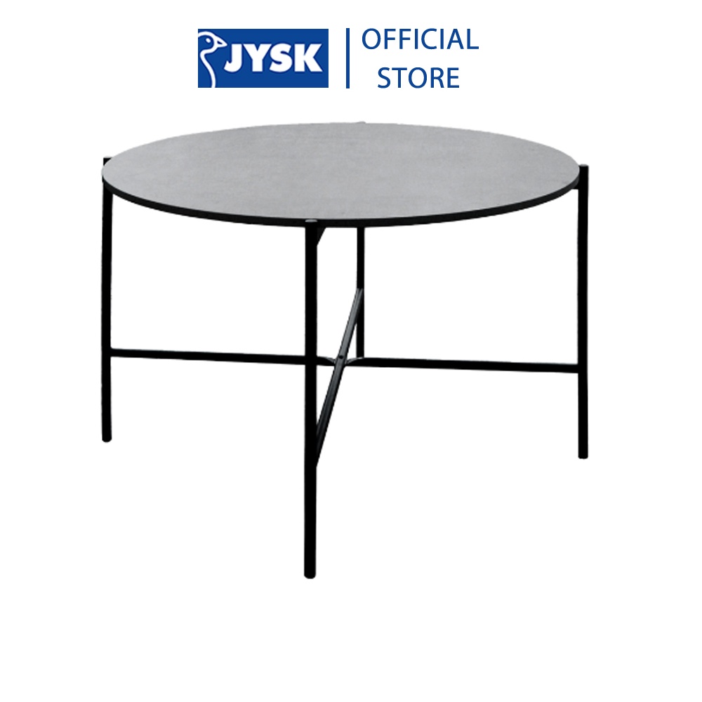 Bàn ăn | JYSK Terslev | gỗ công nghiệp/kim loại | xám/đen | nhiều kích thước