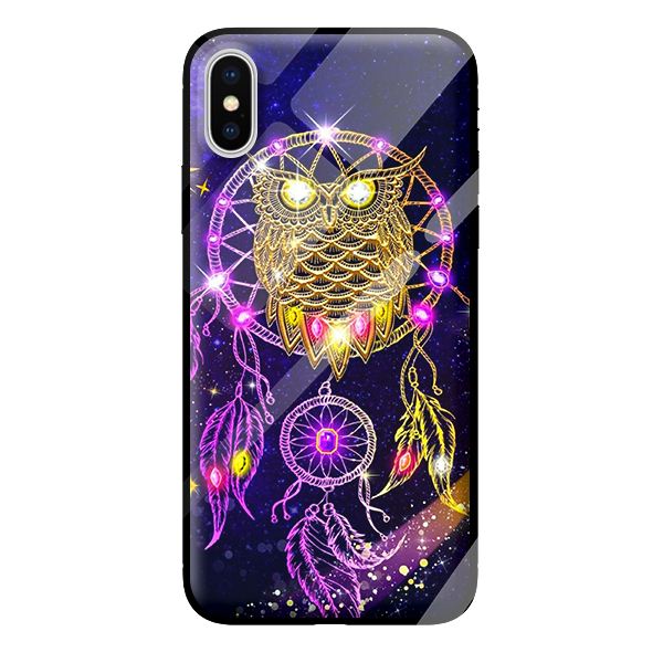 Ốp kính cường lực cho iPhone XS mẫu CÚ 1 - Hàng chính hãng