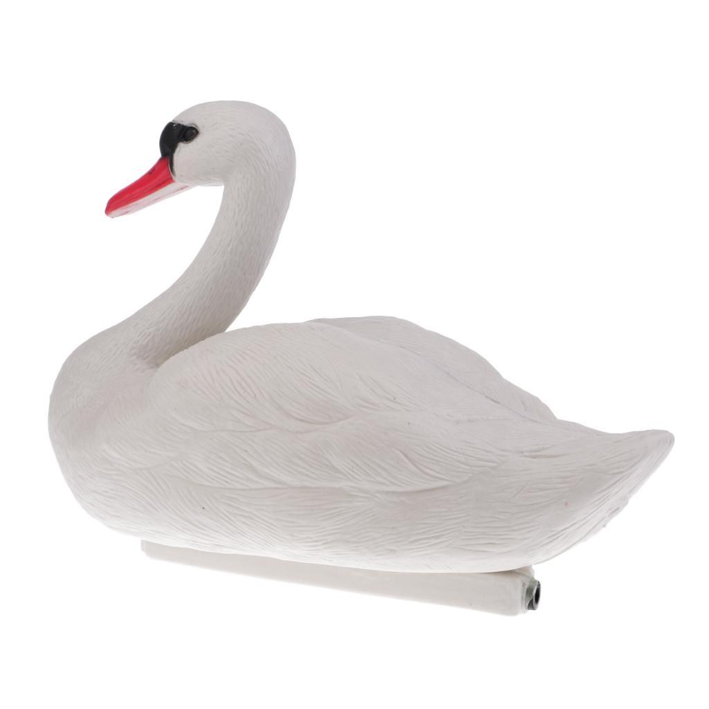 Artificial Floating Swan Decoy  Scarecrow with   for Hunting