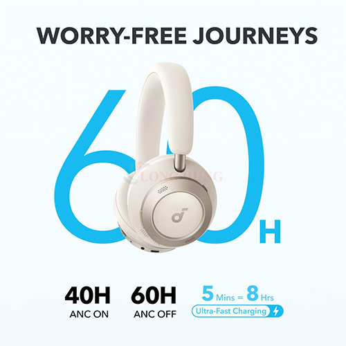 Tai nghe chụp tai Bluetooth Anker Soundcore Space One Pro A3062 - Hàng chính hãng