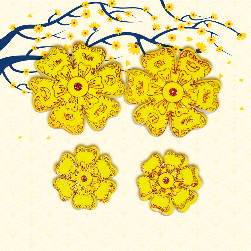 BỘ QUẠT GIẤY ĐỎ 6 CHIẾC – HÌNH ĐẦU LÂN TRANG TRÍ TẾT / TRUNG THU (khách tự ráp lại thành phẩm theo hình)