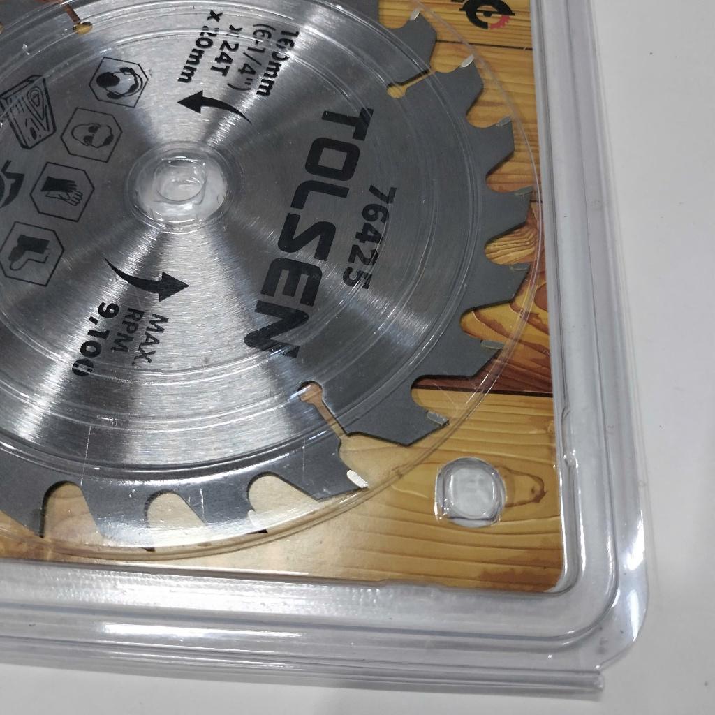 ĐĨA CẮT GỖ 160MM*24 RĂNG 76425 TOLSEN - HÀNG CHÍNH HÃNG