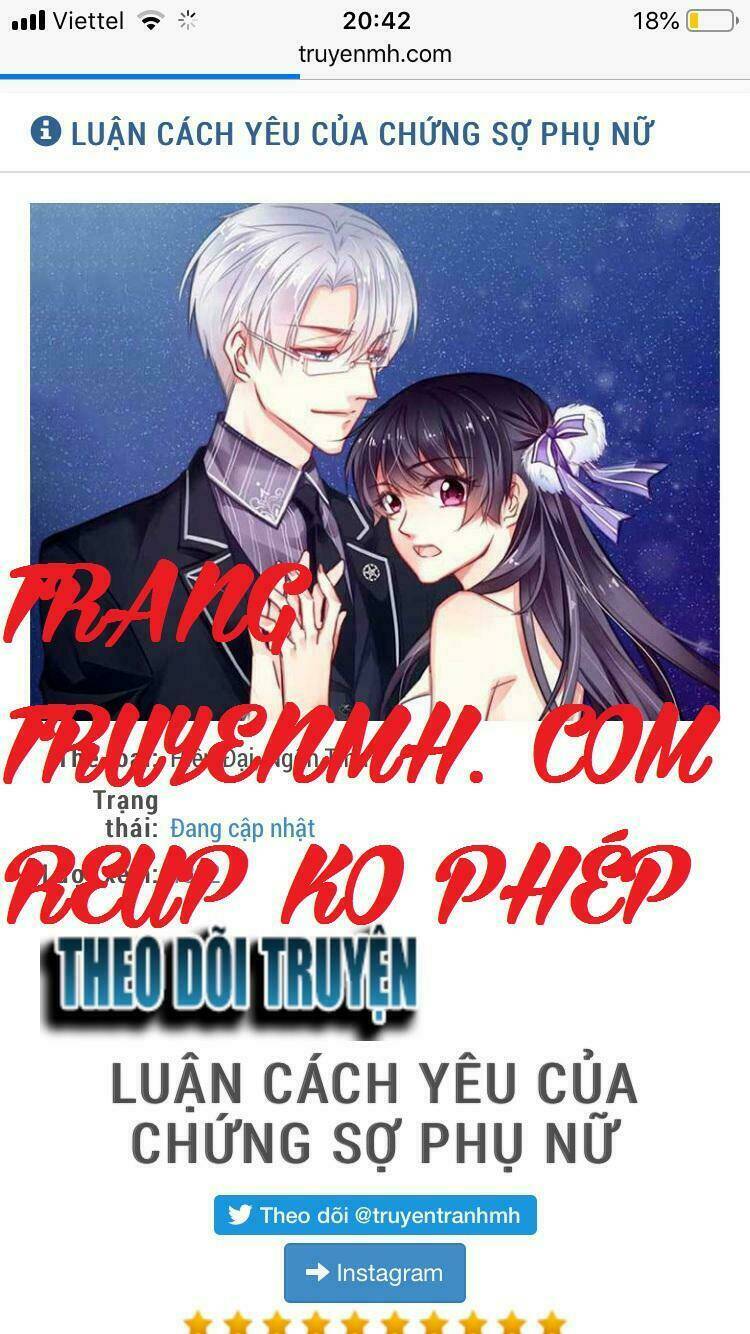 luận cách yêu của chứng sợ phụ nữ chapter 31 2