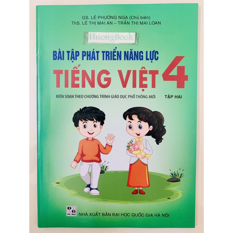 Sách - Bài tập phát triển năng lực Tiếng Việt 4 Tập hai