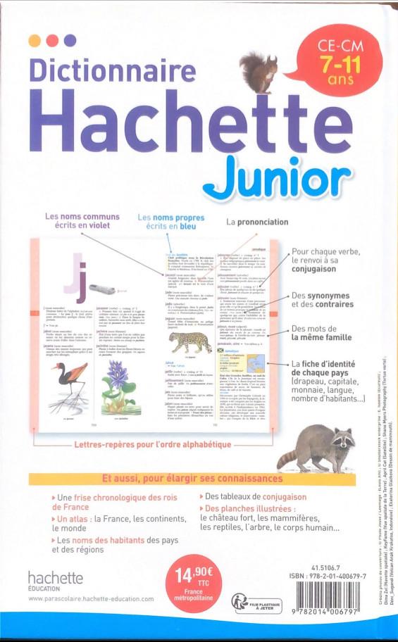 Từ điển tiếng Pháp: Dictionnaire Hachette Junior