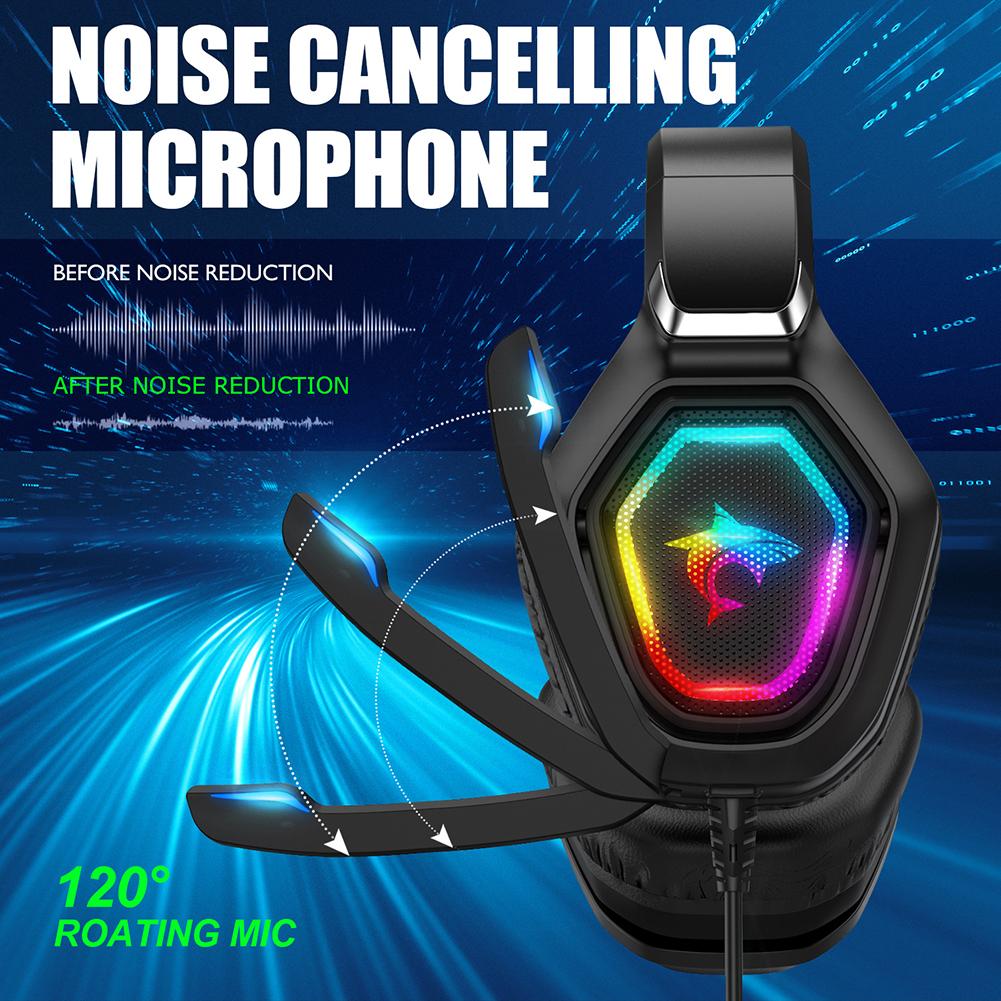 Trò Chơi Tai Nghe Tai Nghe Chơi Game Bass Stereo Trên Đầu Tai Nghe Chụp Tai Casque Máy Tính Laptop Micro Có Dây Tai Nghe Cho Máy Tính PS4 Xbox