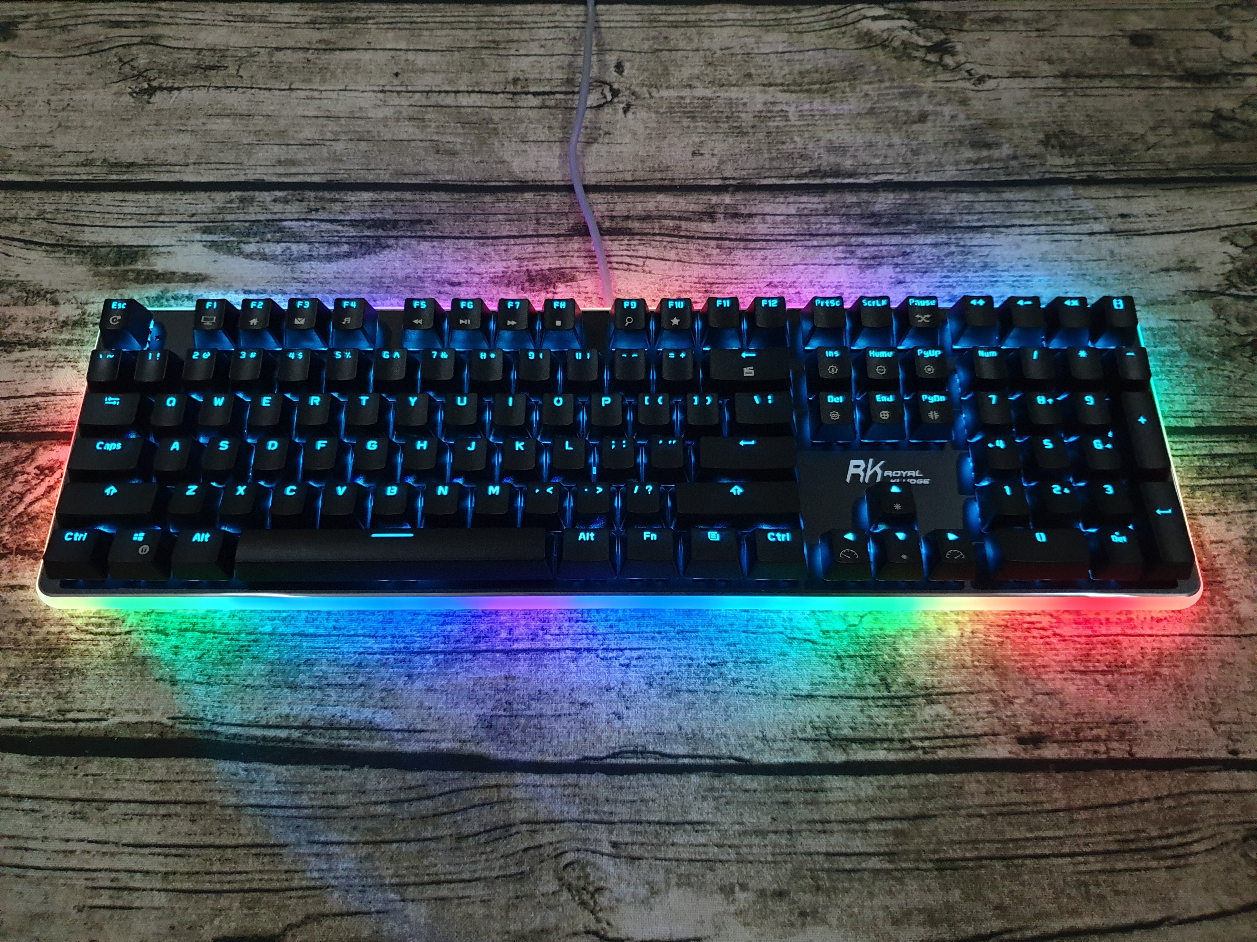 Royal Kludge RK918 RGB Đen - Hàng Nhập Khẩu