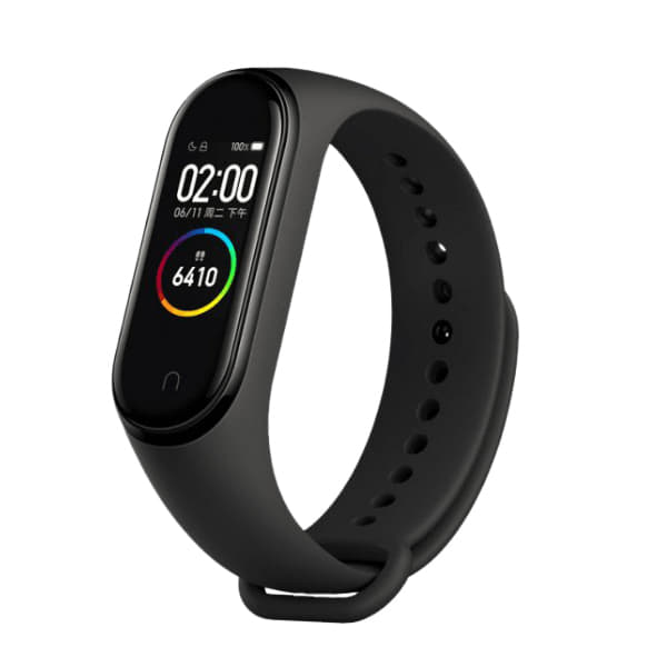 Vòng Đeo Tay Xiaomi Miband 4 (Đen) + Tặng Vòng Đeo Thay Thế Xiaomi Miband 4 - Hàng Nhập Khẩu