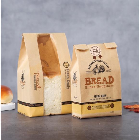 Set 50 túi đựng bánh mì hoa cúc bread dọc và ngàng - Bếp Bánh Thyna