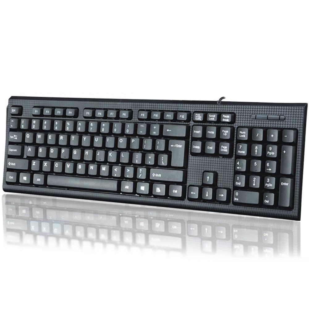 Bàn phím máy tính văn phòng R8 1801 - cổng USB - JL