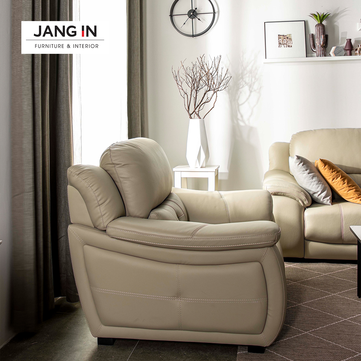 Sofa 1 Chỗ Ellis Ivory Jang In 1603200001-02