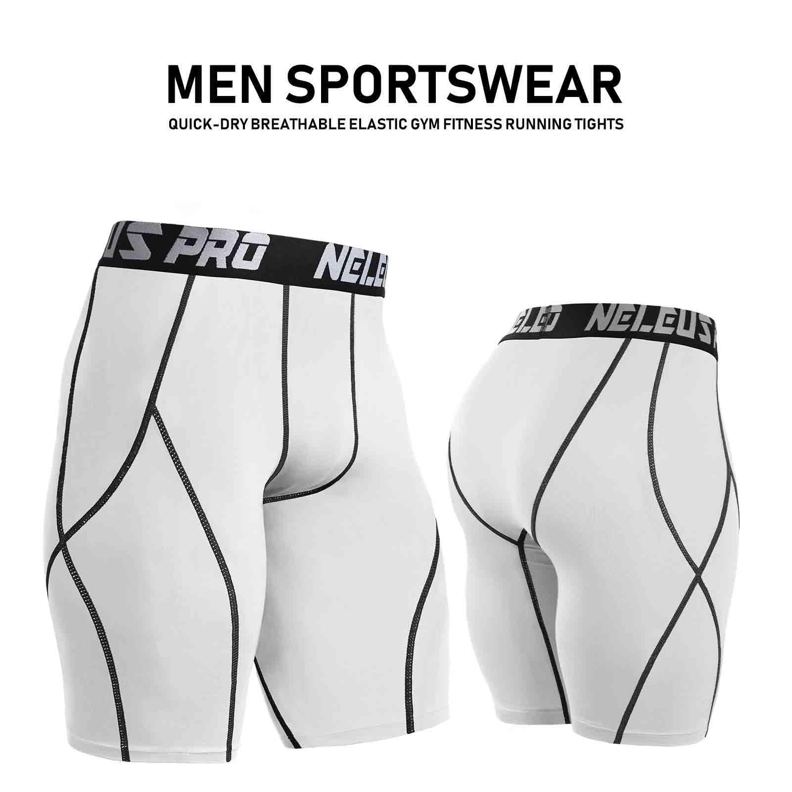 Set 3 Quần Short Thể Thao Nam Cho Nam Giới Nhanh Khô Thoáng Khí Co Giãn