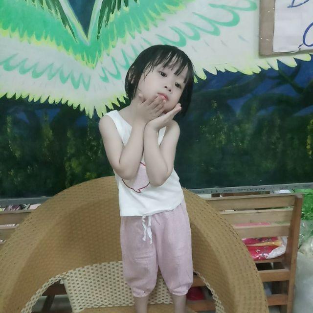 Bộ alibaba thun bé gái
