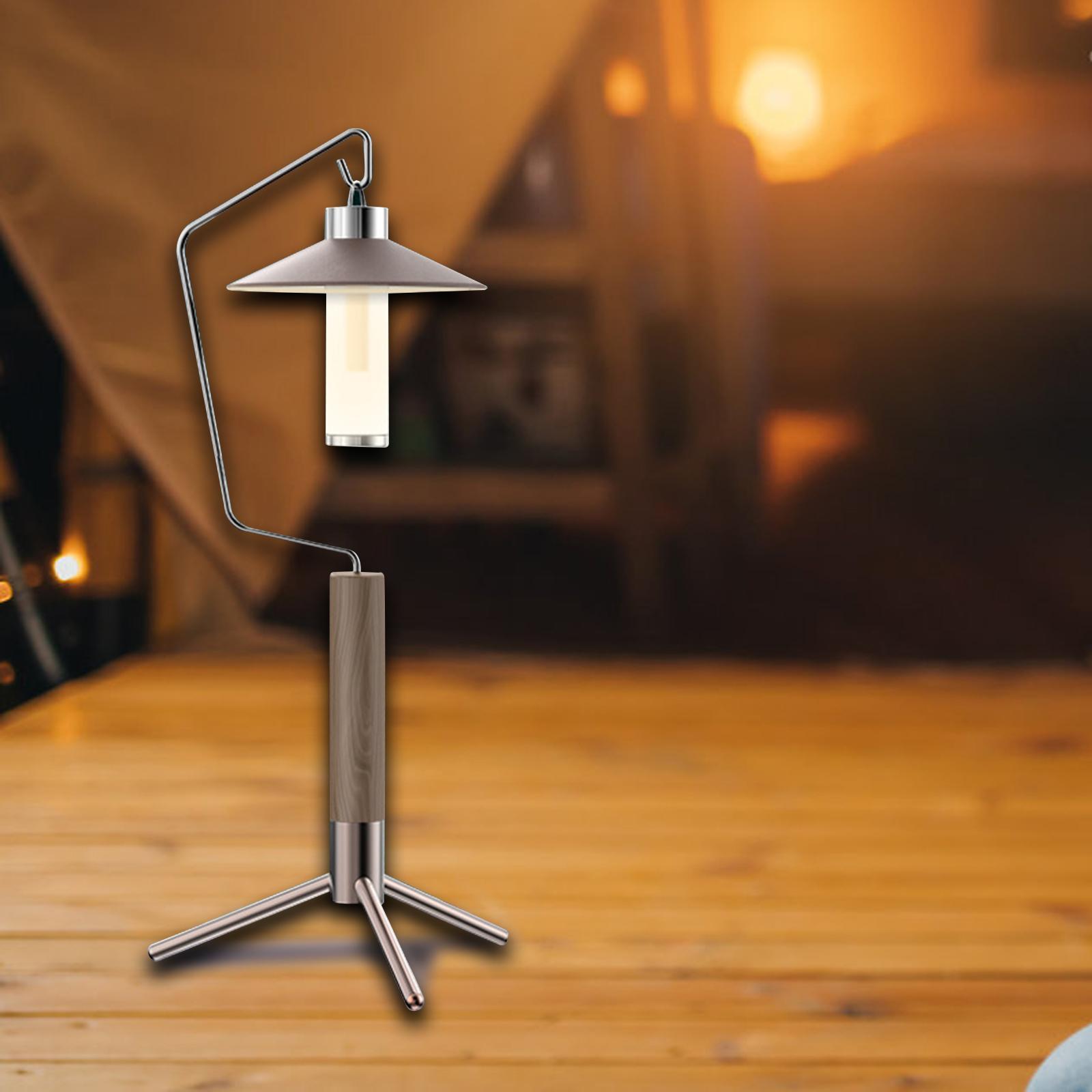 Lantern Stand Desktop Foldable Backpacking BBQ Outdoor Camping Lamp Pole