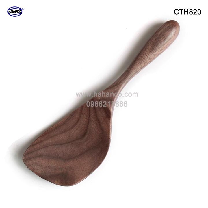 Muôi xới cơm đa năng bằng gỗ Óc Chó (Nhập khẩu Mỹ) - chiên xào các loại - HAHANCO
