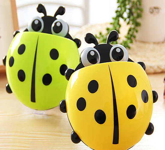 Dụng cụ để bàn chải và kem đánh răng hình chú bọ ngộ nghĩnh