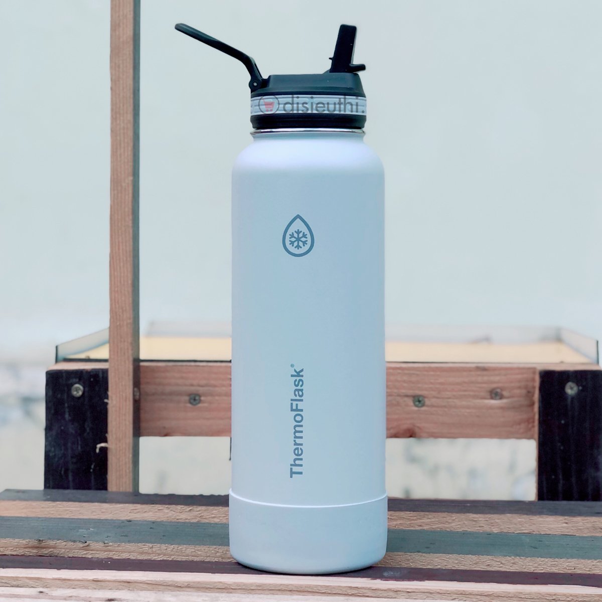 Bình Giữ Nhiệt Thermo Flask 1200ml  giữ nóng 12h giữ lạnh 24h Có 2 Nắp