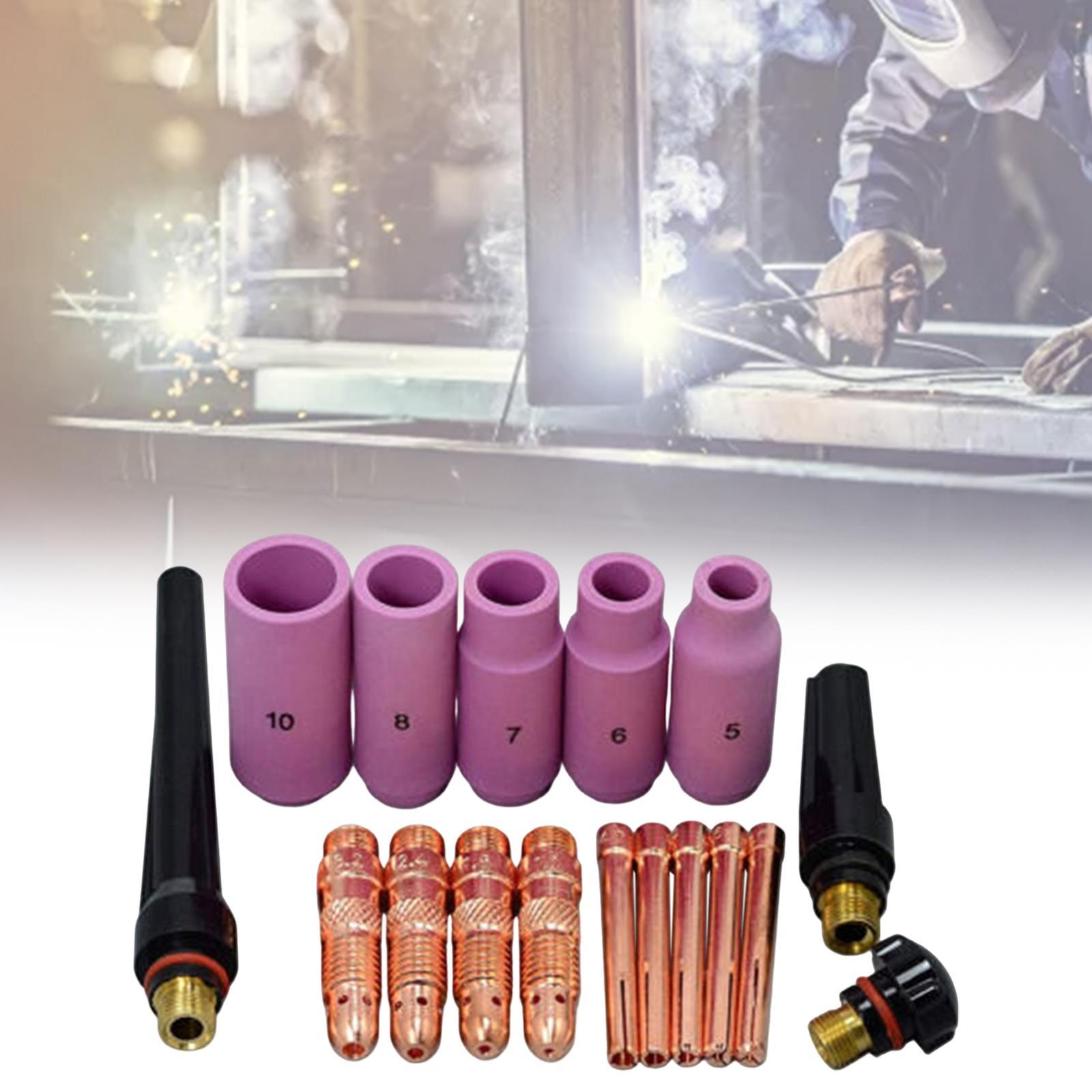 Consumables Kit Assorted Size ,Back Cap Collet Alumina Nozzle for Welding