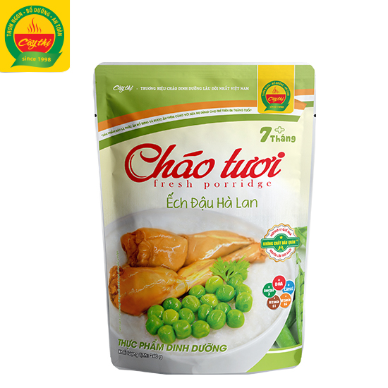 Cháo Tươi Ếch Đậu Hà Lan Cây Thị