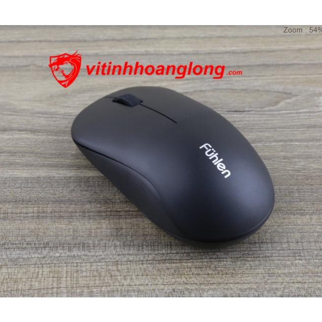 Chuột không dây USB Fuhlen M70 đen - Hàng Chính hãng - Vi tính Hoàng Long