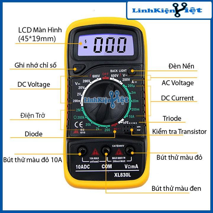 Đồng Hồ Điện Tử XL830L, XL830 Loại Tốt, Nhỏ Gọn