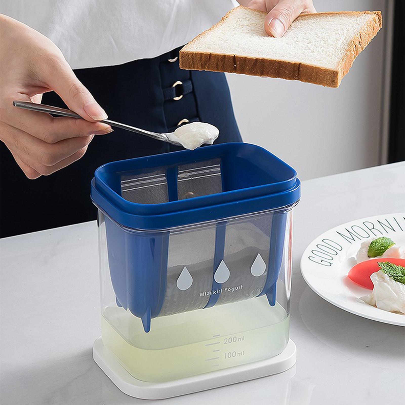 Greek Yogurt Maker Strainer Food Strainer Household with Lid Yogurt Filter