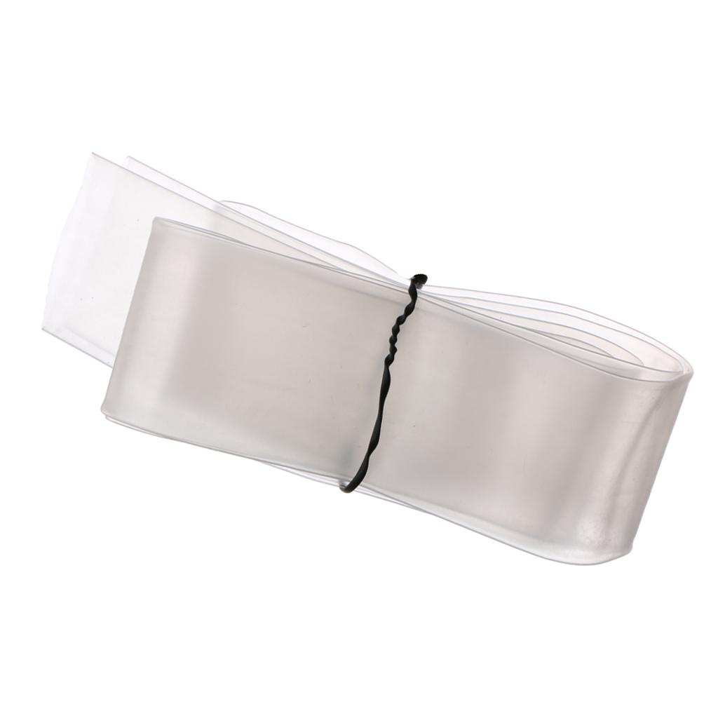 2 Chiếc 25 Mm X 1 M Polyolefin 2:1 Rõ Ràng Nhiệt Ống Ống Dây Quấn Cáp Tay