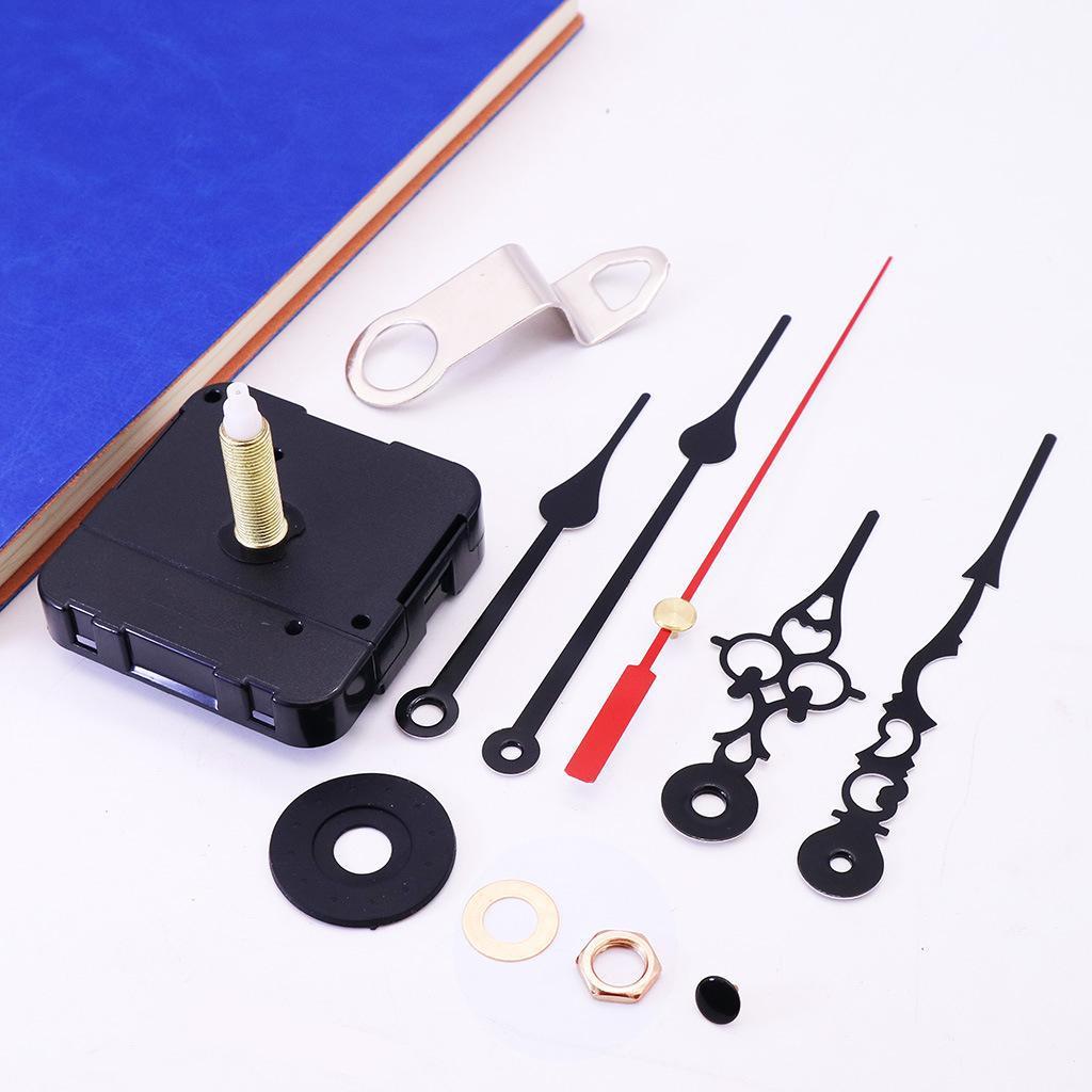 4X Black Wall Clock 3268 Movement Mechanism Hands Wall Repair Tool Parts