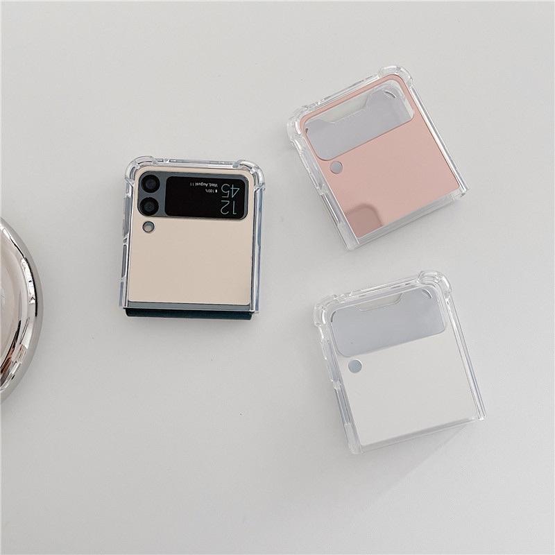 Ốp Lưng Chống Sốc Tráng Gương Cho Samsung Galaxy ZFlip 5 / Z Flip 3 / Z Flip 4 - BUM STORE GALAXY CASE