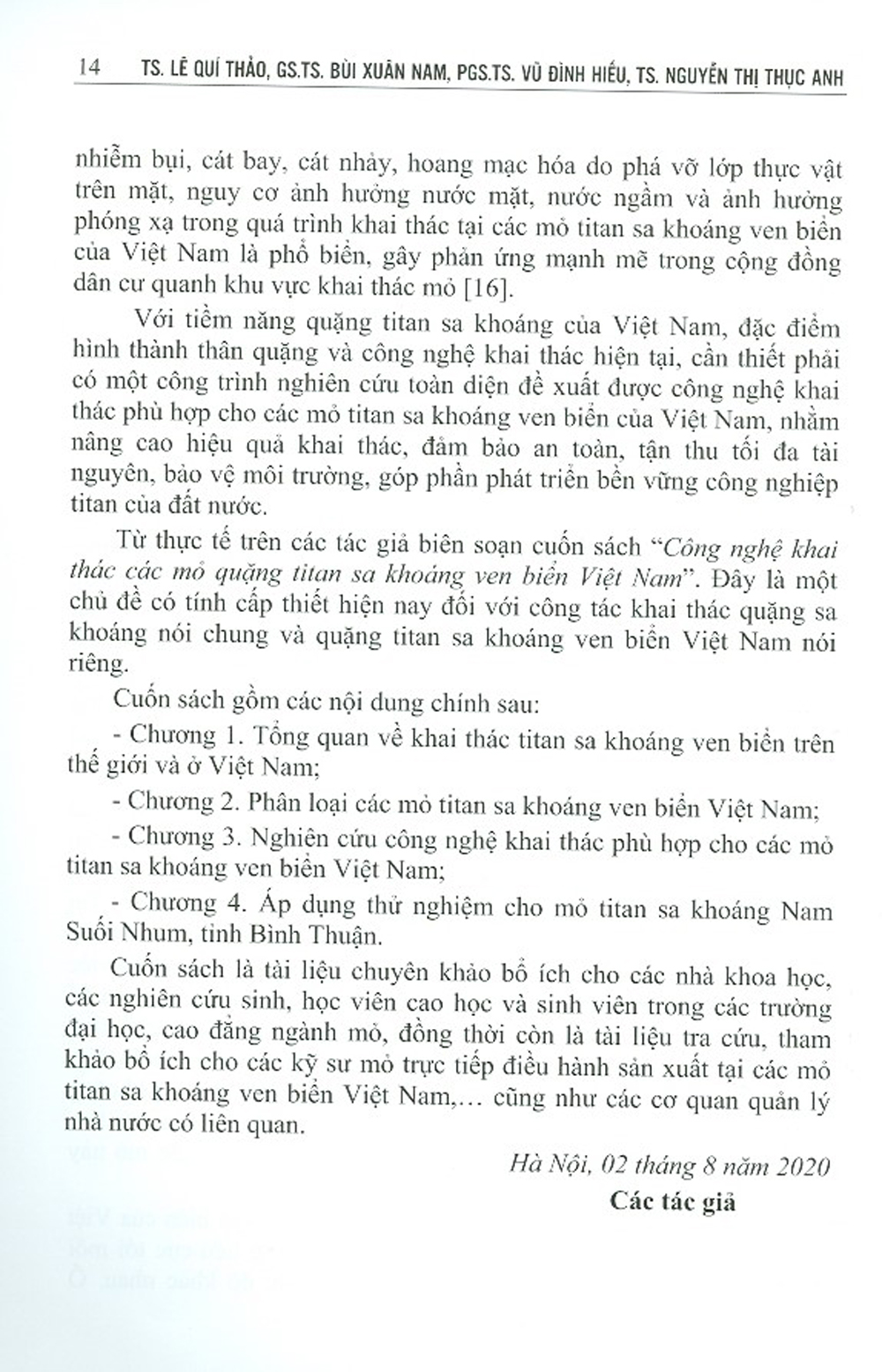 Công Nghệ Khai Thác Các Mỏ Quặng Titan Sa Khoáng Ven Biển Việt Nam