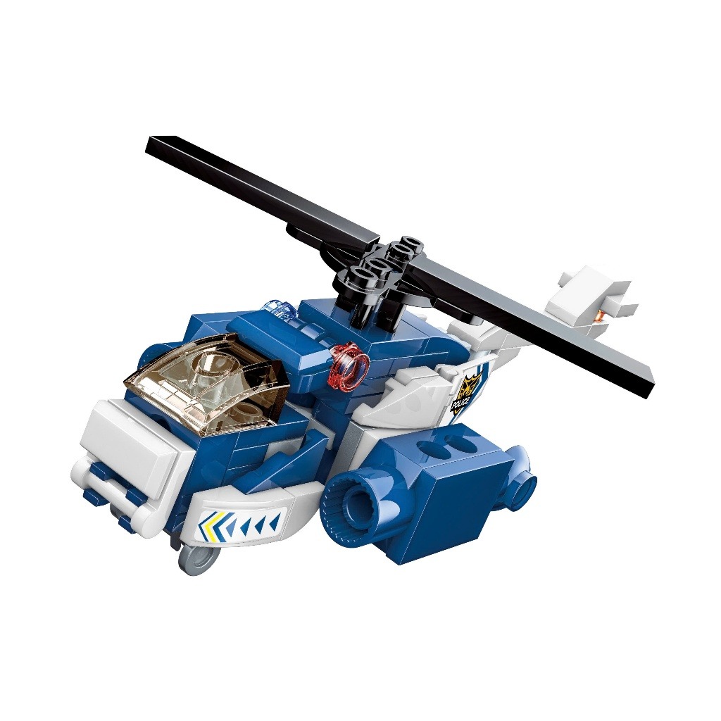 Đồ chơi xếp hình Robot kết hợp Trans Collector - Direct (6 TRONG 1) (lẻ ngẫu nhiên mẫu) 41104 - QMAN