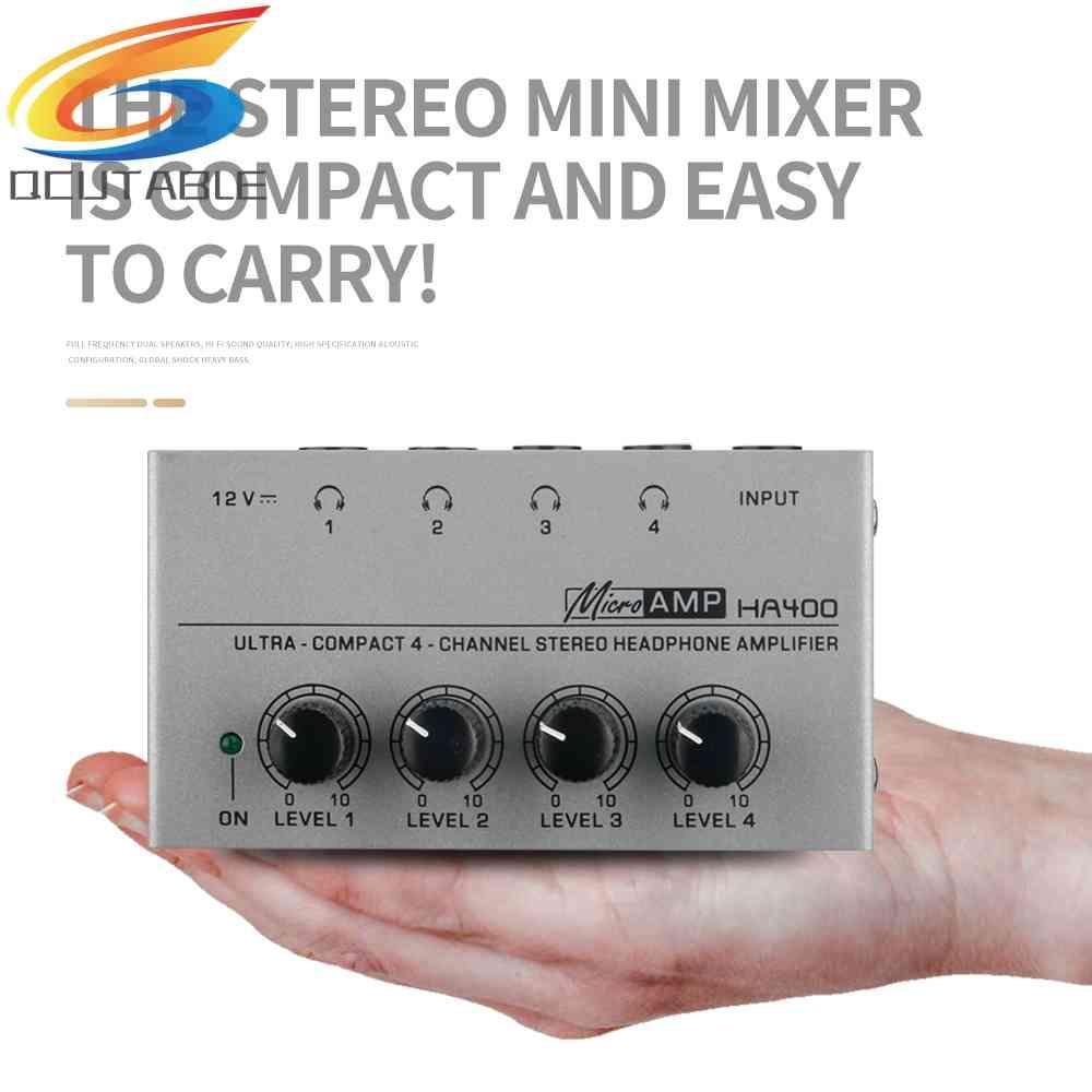 Ultra Bộ Khuếch Đại Âm Thanh 4 Kênh Chuyên Dụng Cho Studio