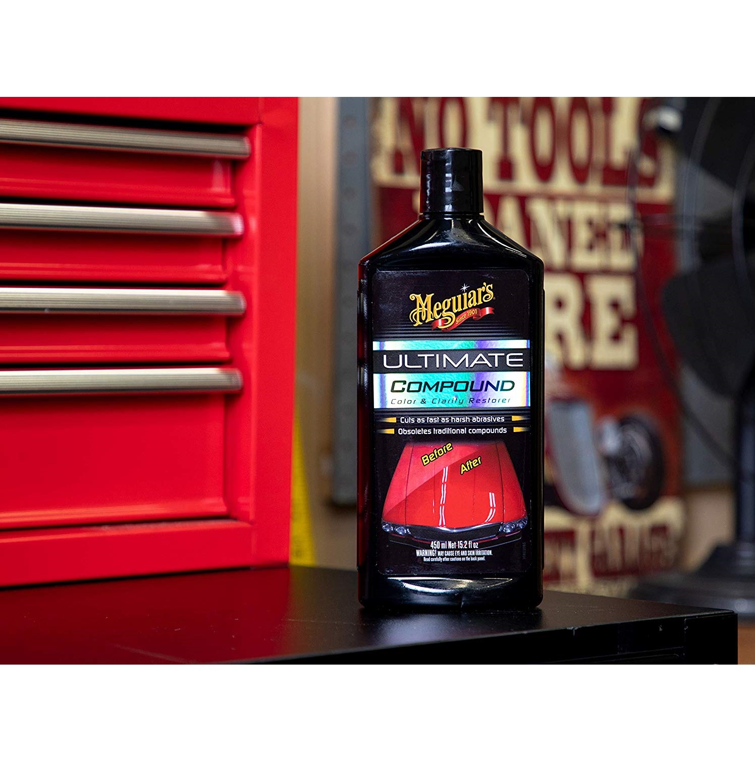 Meguiar's Xi đánh bóng bề mặt sơn xe ô tô - Ultimate Compound - G17216, 450 ml