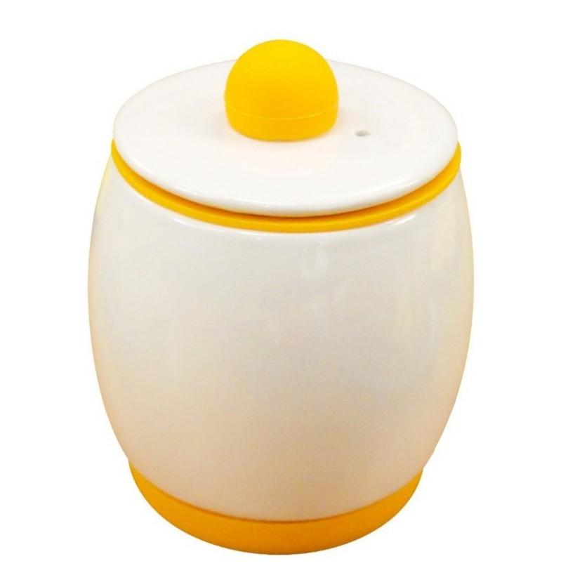 Nồi gốm hấp trứng trong lò vi sóng