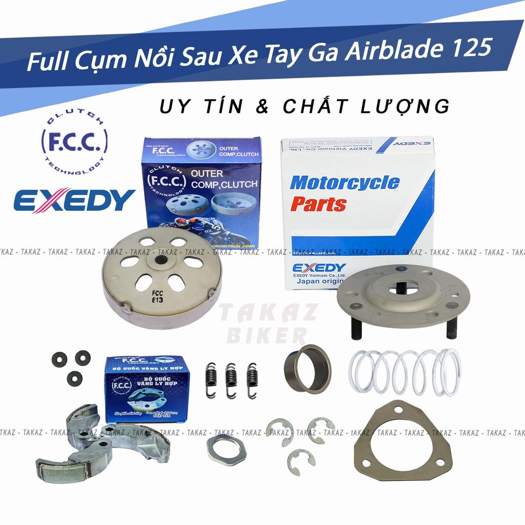 A3 Cả cụm bố ba càng FCC nồi au dùng cho xe Air blade 125 hãng FCC