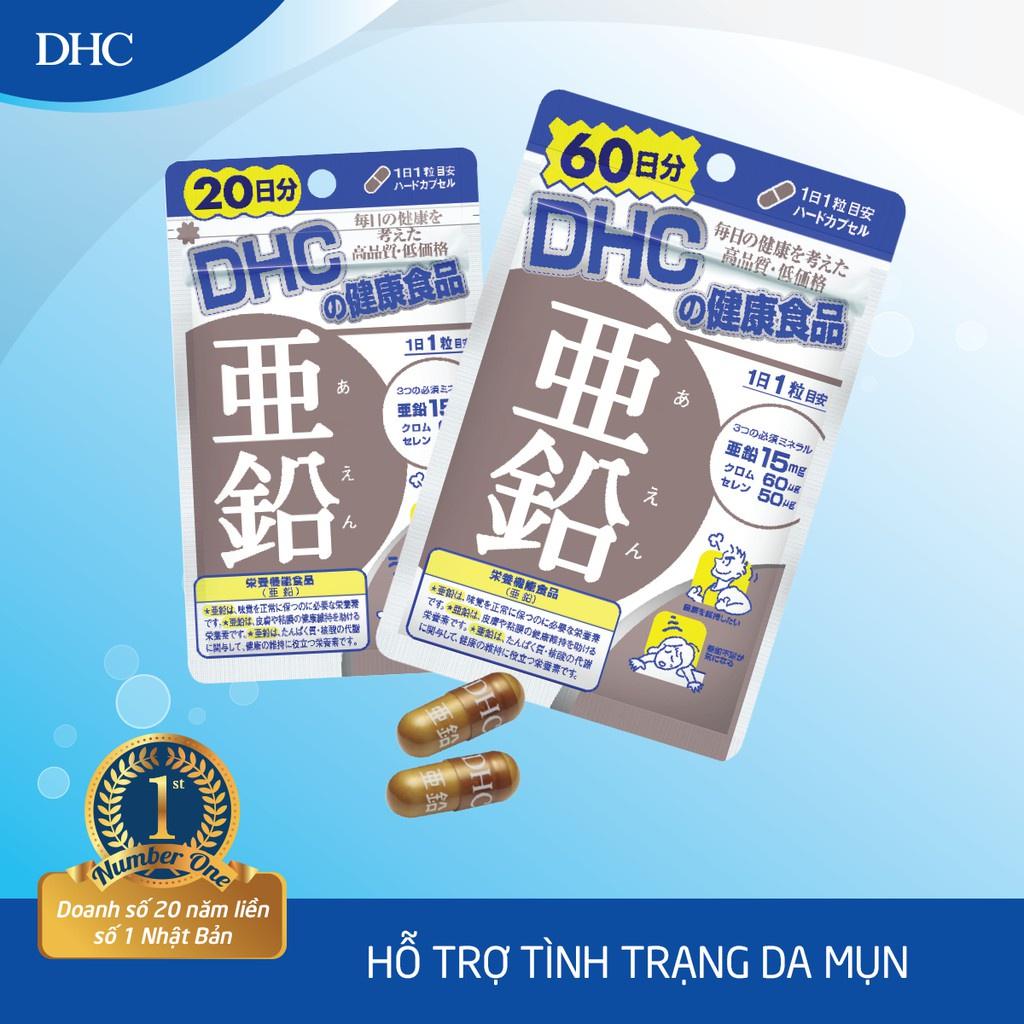 Viên uống Bổ sung Kẽm Ngừa Mụn DHC Zinc