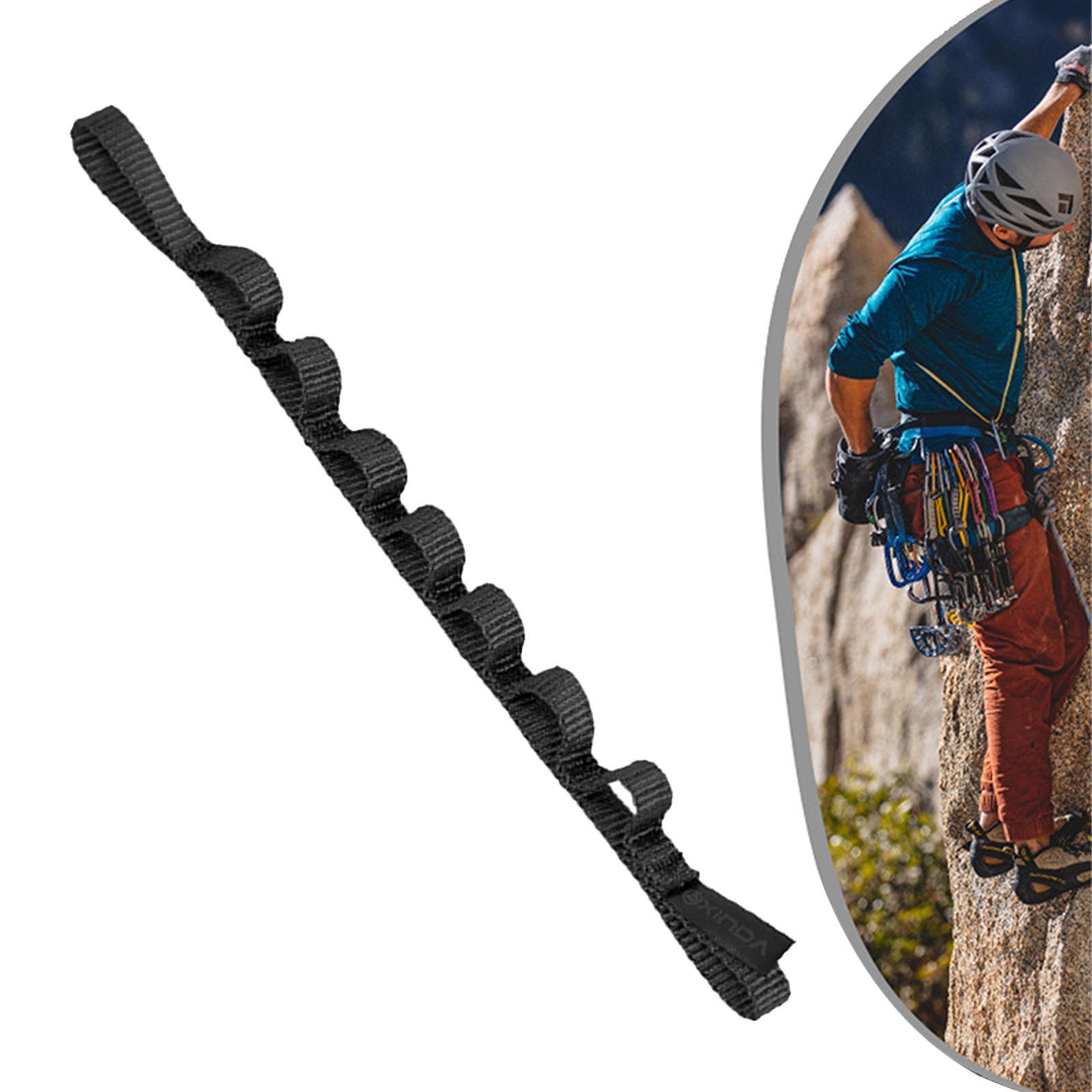 3X Daisy Chain Rope Climbing Nylon  Hammock Yoga Outdoor Gear Black