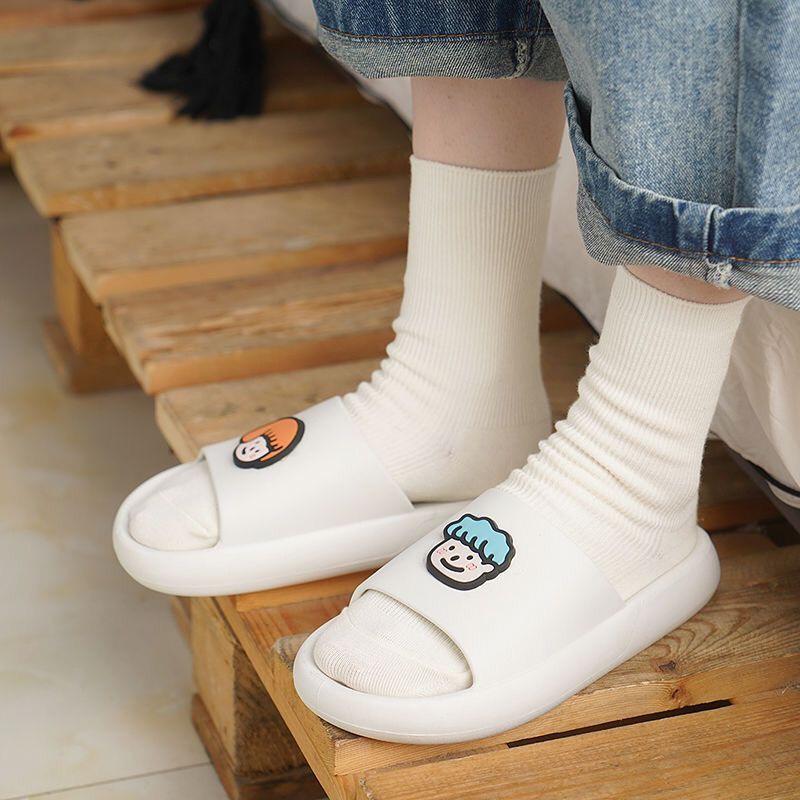 Dép Đế Bánh Mỳ Hình Nam Nữ Chibi Dễ Thương