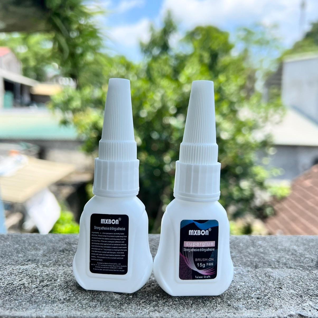 Keo Dán Móng Mxbon Đen 15g Phiên Bản Mới Làm Nail gel đính đá , Siêu Bền Đến 3 Tuần, Bám Dính Cực Mạnh An Toàn, Khô Móng Nhanh keo  dán mỏng giả