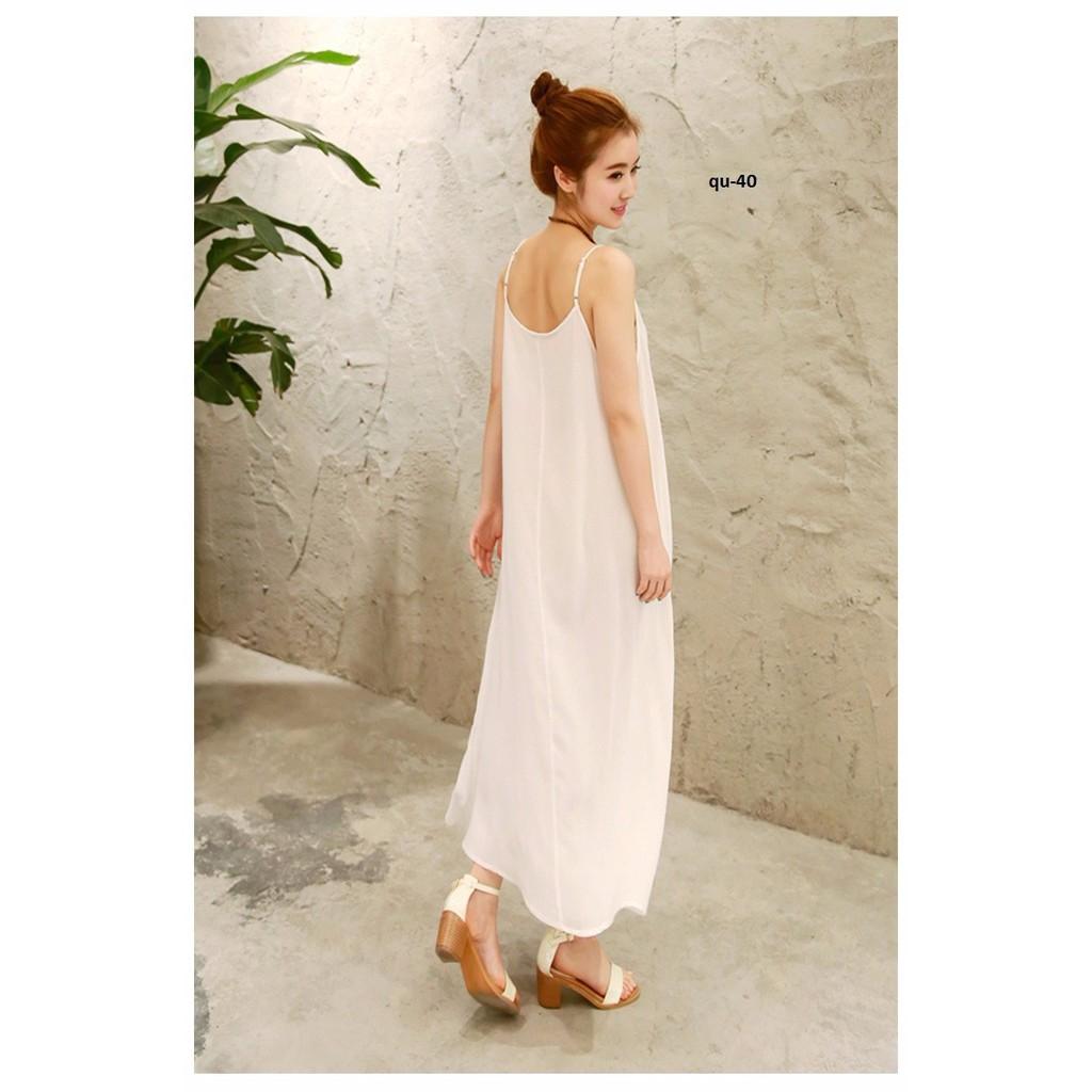ĐẦM MAXI VOAN 2 LỚP CAO CẤP dress55qu