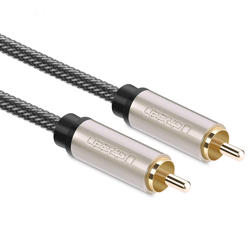 Cáp âm thanh số 2 đầu RCA Coaxial dài 2m UGREEN AV133 20738 - Hàng chính hãng