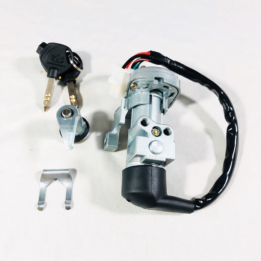 Ổ khoá chống trộm 6 cạnh cho Wave RS có kèm khóa yên