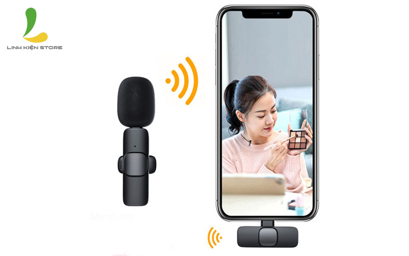 Micro thu âm không dây GoChek A01 - Microphone ghi âm kẹp ve áo hỗ trợ cổng cắm Type C hệ điều hành Androidd - Hàng chính hãng