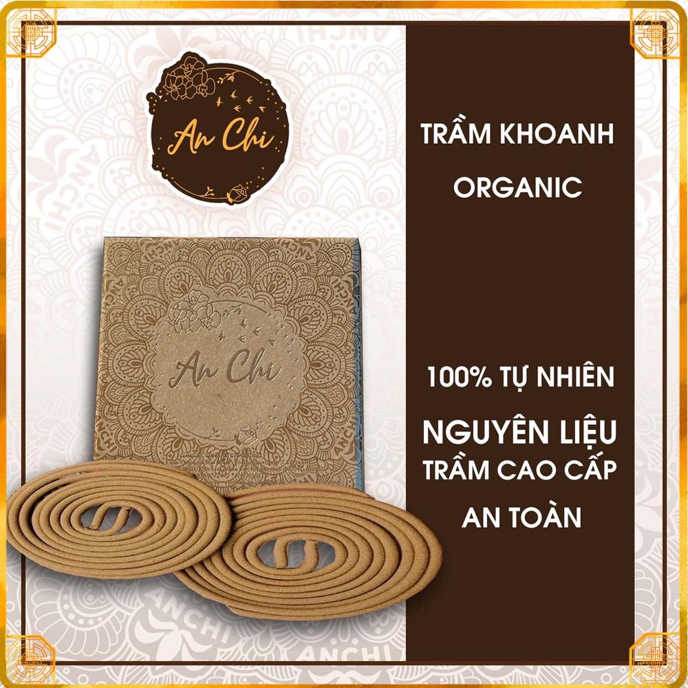 Nhang Trầm Hương Khoanh Organic An Chi Mùi Thơm Tự Nhiên Không Hóa Chất Ít Khói