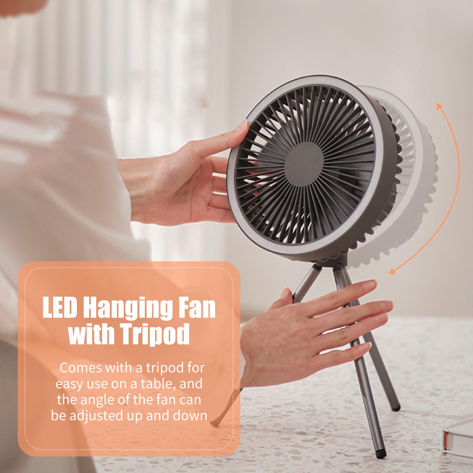 Quạt Treo Led 7 Inch Với Chân Cắm Usb Với 3 Tốc Độ Gió